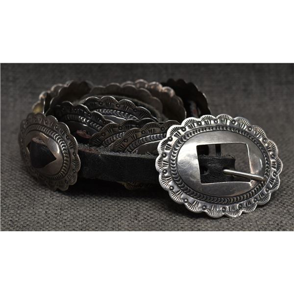 NAVAJO CONCHO BELT (MARCELLA JAMES)