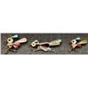 Image 1 : THREE ZUNI PIN/PENDANTS (SIGNED)