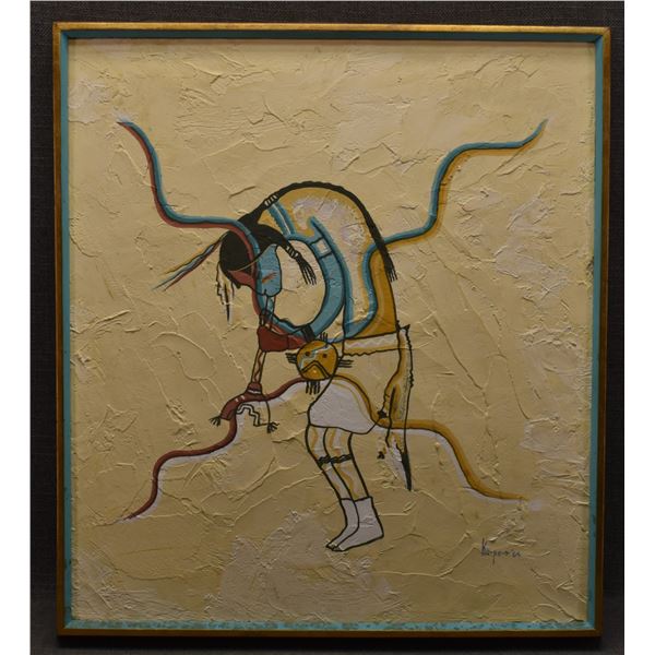 COCHITI PAINTING (THEODORE SUINA "KU-PE-RU")