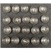 Image 6 : TWENTY DOMED SILVER QUARTERS