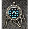 Image 4 : TWO ZUNI PIN/PENDANTS (LS AND LANIE ERIACHO)
