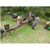Image 1 : shop built towable log splitter NOT RUNNING engine pulls over may need some carburetor  work