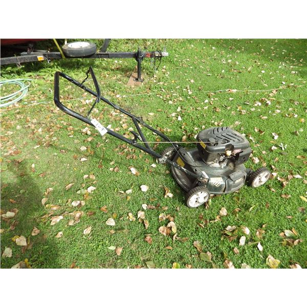 yard works gas powered push mower 21 inch cut