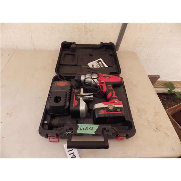 King Canada 18 volt Cordless drill