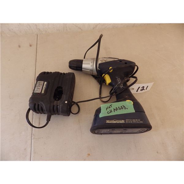 mastercraft 18 Volt cordless drill not charged