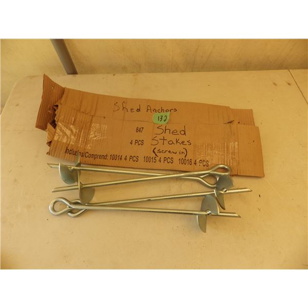 screw in shed stakes