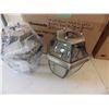 Image 1 : lot of 4 glass globes for outdoor wall lights