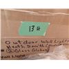 Image 2 : lot of 4 glass globes for outdoor wall lights