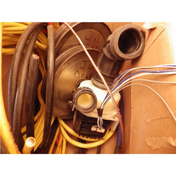 miscellaneous electrical wire , dishwasher pump , pulleys