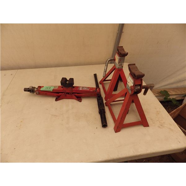 screw jack and 2 ton axle stands