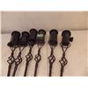 Image 2 : lot of garden torch stands