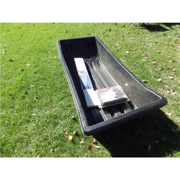 Otter outdoors sled with tow hitch and sled cover