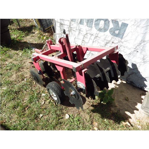 towable Discer for behind ATV or smaller tractor -- width is approximately 30 inches