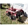 Image 1 : towable Discer for behind ATV or smaller tractor -- width is approximately 30 inches