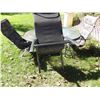 Image 3 : Oval glass  topped patio table and 4 chairs