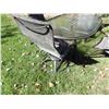 Image 5 : Oval glass  topped patio table and 4 chairs