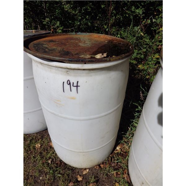 45 gallon plastic drum