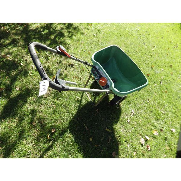 turf builder garden lawn seeder and fertilizer Spreader