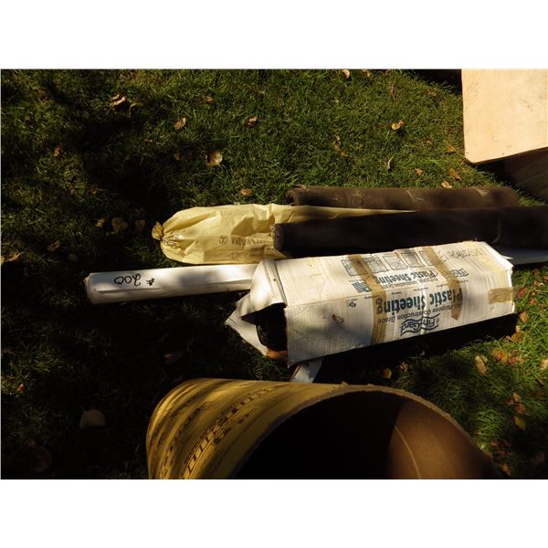 tyvek house wrap, poly vapor barrier, tar paper, etc