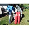 Image 1 : pop-up shade tents and folding lawn chairs
