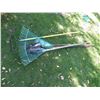 Image 1 : Rakes, long handled shovel , garden hoe