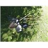 Image 1 : garden weasel, Rake, Two round mouth shovels , snow shovel