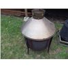 Image 1 : shop built lawn fire pit using dryer tub has metal topper