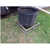 Image 1 : shop built lawn fire pit using dryer tub
