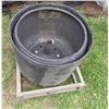 Image 4 : shop built lawn fire pit using dryer tub