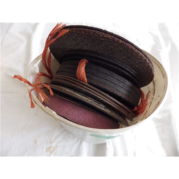 assorted grinding discs and wheels