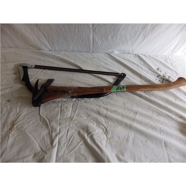 tools including Chipping hammer and swede saw