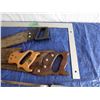 Image 2 : hand tools including saws and framing square