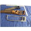 Image 3 : hand tools including saws and framing square