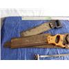 Image 4 : hand tools including saws and framing square