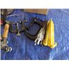 Image 1 : c clamps and assorted tools