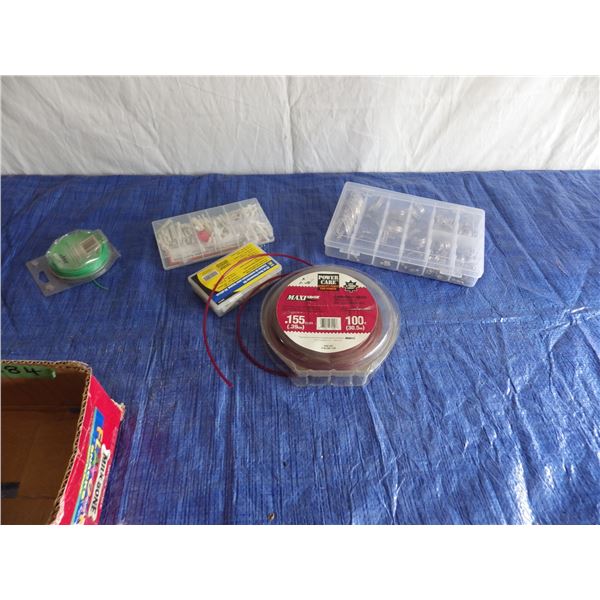 hose clamps, String trimmer line, etcetera