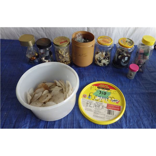 lot of various shop supplies