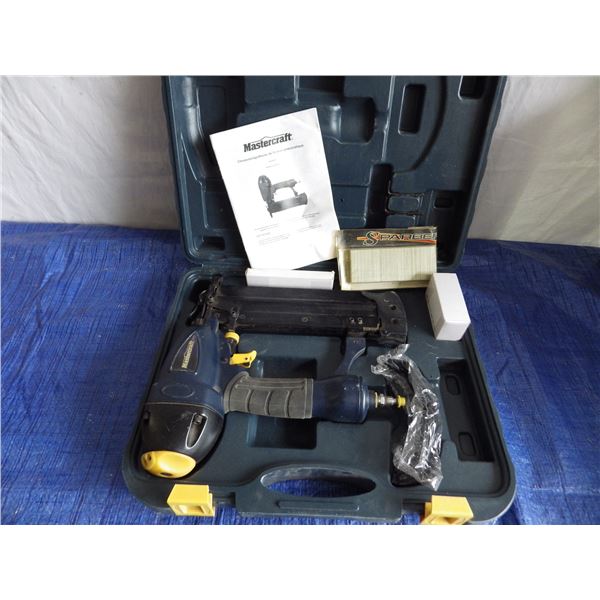 Mastercraft air powered finished nailer, brad nailer, stapler