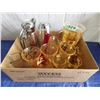 Image 1 : Decorative plastic glasses and jugs
