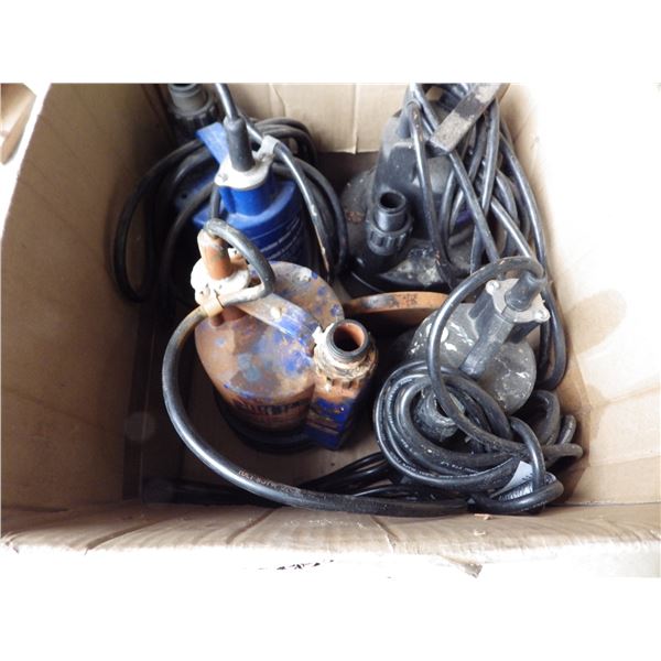 lot of sump pumps