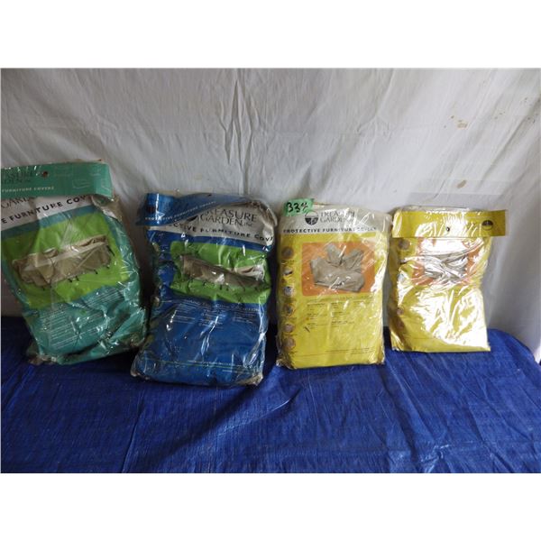 Outdoor protective furniture covers