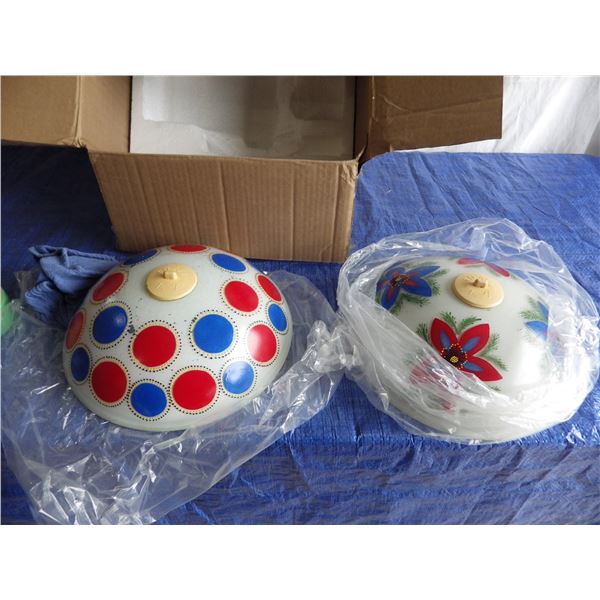 Hand painted decorative light shades