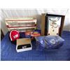 Image 1 : World Poker Tour: Clock, card shuffler, Insulated cooler, Folding poker table & MORE