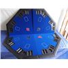 Image 9 : World Poker Tour: Clock, card shuffler, Insulated cooler, Folding poker table & MORE