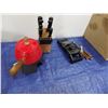 Image 1 : fondue set and knife block with knives