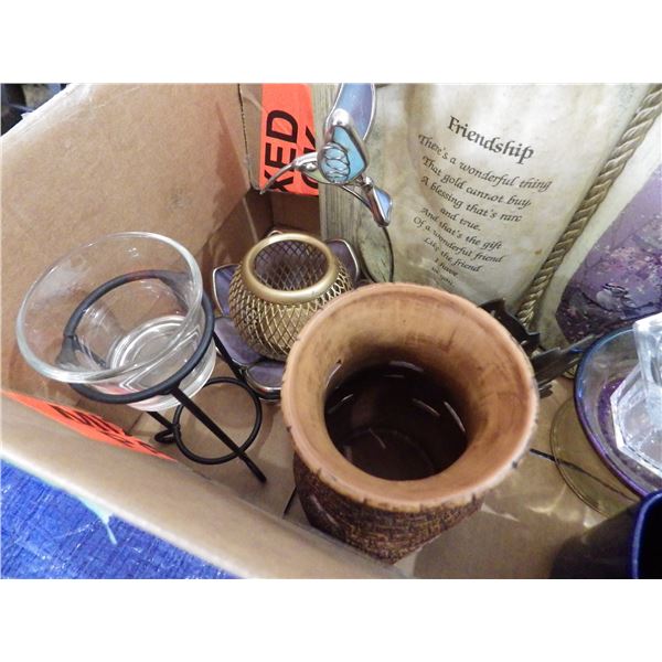 candle holders and decorative items