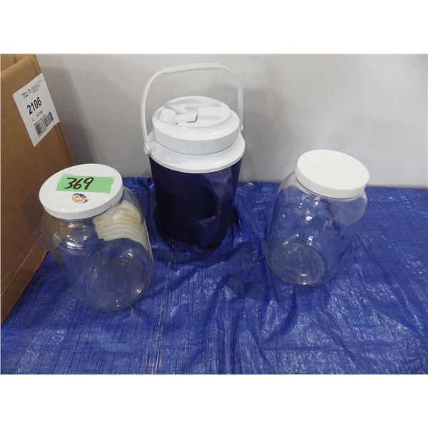 glass jars etc