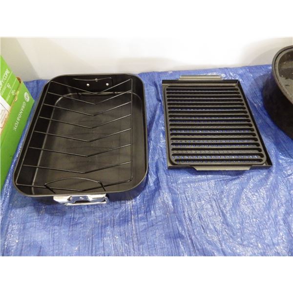 roasting pans etc