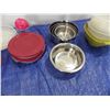 Image 1 : stainless steel bowls etc