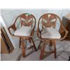 Image 1 : set of   two bar stools
